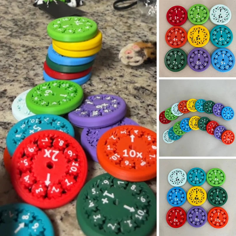 Math Spinner Game for Kids