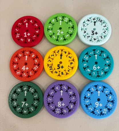 Math Spinner Game for Kids